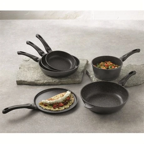Wok Et Couvercle Revêtement Dur Comme La Pierre 28 Cm 2 Wok Et Couvercle Revêtement Dur Comme La Pierre 28 Cm – Image 2