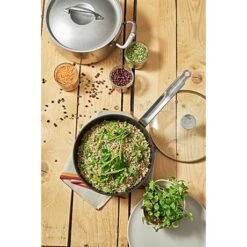 De Buyer Sauteuse 28 Cm Choc Intense -Cuisine À Domicile 132001 3 1 Sauteuse 28 cm Choc intense De Buyer