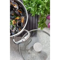 De Buyer Couvercle En Verre 28 Cm -Cuisine À Domicile 147004 2 2 Couvercle en verre 28 cm De Buyer