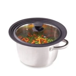 Lot 2 Couvercles En Verre Multi-diamètres De 16 à 28 Cm -Cuisine À Domicile 14903 2 3 Lot 2 couvercles en verre multi diametres de 16 a 28 cm Mathon