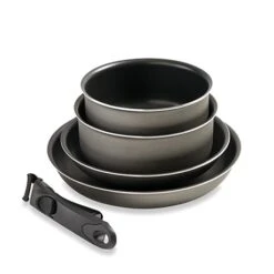 Set 2 Poêles Et 2 Casseroles Anti-adhésives Délice Et Manche Amovible -Cuisine À Domicile 20215 3 3 Set 2 poeles et 2 casseroles anti adhesives Delice et manche amovible Mathon