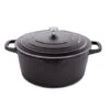 Cocotte Légère Ronde En Fonte D'aluminium 28 Cm 6,7 L Coloris Noir