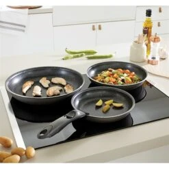 Batterie Poêles Anti-adhérentes Effet Pierre Manche Amovible Et 2 éponges Végétales 8 Batterie Poêles Anti-adhérentes Effet Pierre Manche Amovible Et 2 éponges Végétales -Cuisine À Domicile 209048 3 3 Batterie poeles anti adherentes Effet Pierre manche amovible et 2 eponges vegetales Mathon