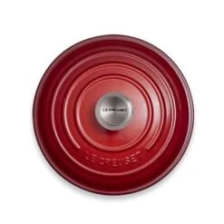 Produits populaires -Cuisine À Domicile 213184 1 3 Cocotte fonte rond 26 cm cerise Le Creuset