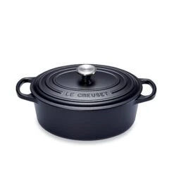 Le Creuset Cocotte Fonte Ovale 27 Cm Noir