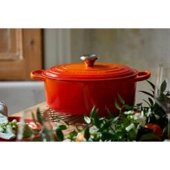 Le Creuset Cocotte Fonte Ovale Volcanique 31 Cm -Cuisine À Domicile 213207 3 3 Cocotte fonte ovale volcanique 31 cm Le Creuset