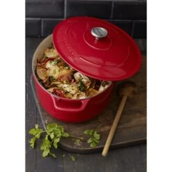Cocotte Sublime Fonte Ovale 5 L 29 Cm Rouge -Cuisine À Domicile 213244 2 4 Cocotte Sublime fonte ovale 5 L 29 cm rouge Chasseur