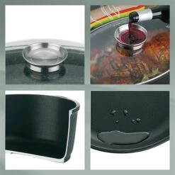 Cocotte à Braiser En Fonte D'aluminium Kerros 8 L 7 Cocotte à Braiser En Fonte D'aluminium Kerros 8 L -Cuisine À Domicile 22302 3 2 Cocotte a braiser en fonte d aluminium Kerros 8 L Kela