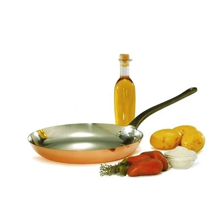 Poêle à Frire En Cuivre Massif 24 Cm 2 Poêle à Frire En Cuivre Massif 24 Cm – Image 2