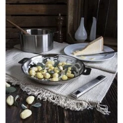 Poêle Inox Strate 28 Cm -Cuisine À Domicile 271143 3 4 Poele inox Strate 28 cm Cristel