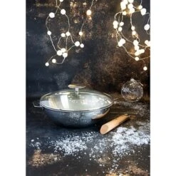 Wok Inox Casteline 28 Cm -Cuisine À Domicile 272019 2 3 Wok inox Casteline 28 cm Cristel