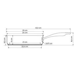Sauteuse Antiadhérente Inox Excell'Inox 24 Cm -Cuisine À Domicile 27279 4 5 Sauteuse antiadherente inox Excell Inox 24 cm Mathon