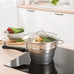 Panier Vapeur Multidiamètre 20, 22, 24 Cm -Cuisine À Domicile 274020 2 2 Panier vapeur multidiametre 20 22 24 cm Mathon