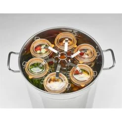 Bouilleur Inox 12 Bocaux 37L -Cuisine À Domicile 276017 2 1 Bouilleur inox 12 bocaux 37L Guillouard