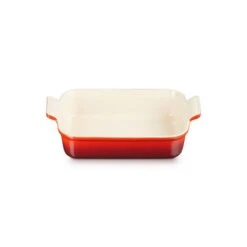 Le Creuset Plat Rectangulaire Céramique 26 Cm Cerise