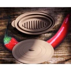 Papillote Rétractable Fond Vapeur En Silicone 30 Cm 1,5 L -Cuisine À Domicile 35145 3 5 Papillote retractable fond vapeur en silicone 30 cm 1 5 L Mathon