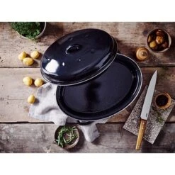 BEKA Roaster émail Roasty Cook 42 Cm -Cuisine À Domicile 383003 2 1 Roaster email Roasty Cook 42 cm Beka