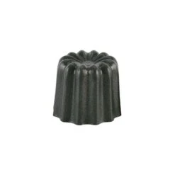 Patisse 4 Moules Cannelés à Canelés En Aluminium Anti-adhésif 4,5 Cm