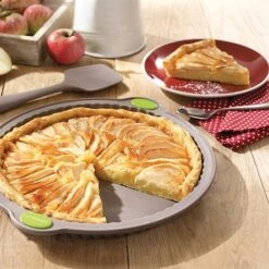 Lot Rigiflex Moule à Tarte Cannelée Silicone Structure Acier + Billes En Céramique -Cuisine À Domicile 509094 2 1 Lot Rigiflex Moule a tarte cannelee silicone structure acier Billes en ceramique Mathon