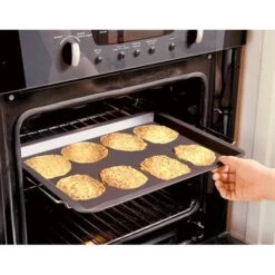 Plaque à Pâtisserie Acier Revêtu Anti-adhérent 40 Cm -Cuisine À Domicile 54211 3 6 Plaque a patisserie acier revetu anti adherent 40 cm Mathon