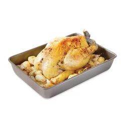 Plat à Four Acier Revêtement Antiadhérent 33 Cm -Cuisine À Domicile 544005 2 3 Plat a four acier revetement antiadherent 33 cm Mathon