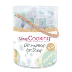 Emporte-pièces Lettres Et Chiffres -Cuisine À Domicile 560023 1 2 Emporte pieces lettres et chiffres Scrapcooking