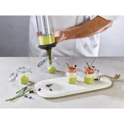 De Buyer Tube Piston à Pression Multi-usage -Cuisine À Domicile 56504 2 3 Tube piston a pression multi usage De Buyer