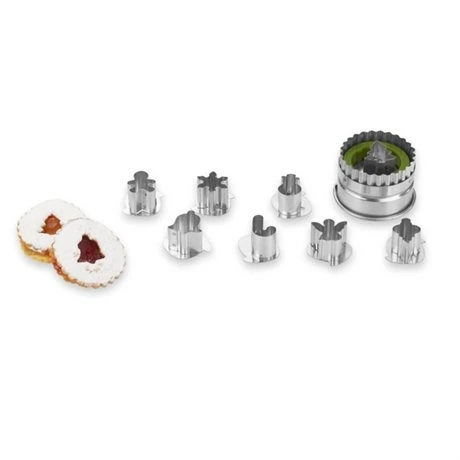 8 Emporte-pièces Et 8 Décors De Fête Linzertarte 2 8 Emporte-pièces Et 8 Décors De Fête Linzertarte – Image 2
