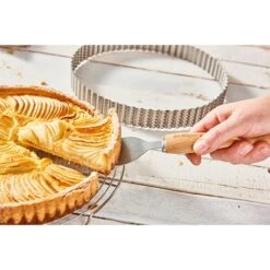 De Buyer Cercle à Tarte Perforé Cannelé Acier Inoxydable 24 Cm -Cuisine À Domicile 573028 1 2 Cercle a tarte perfore cannele acier inoxydable 24 cm De Buyer
