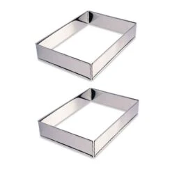 Lot 2 Rectangles à Gâteaux Extensibles