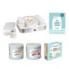 Lot Yaourtière + Ferments + Arômes Vanille Et Framboise + Livre Recettes