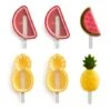 Lekue 4 Moules à Glace Ananas Et Pastèque Empilables