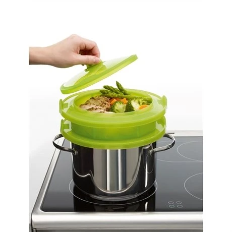 Lekue Cuit Vapeur 2 étages 2 Lekue Cuit Vapeur 2 étages – Image 2