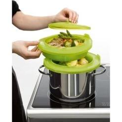 Lekue Cuit Vapeur 2 étages 6 Lekue Cuit Vapeur 2 étages -Cuisine À Domicile 61324 2 0 Cuit vapeur 2 etages Lekue