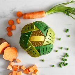 Joseph Joseph Panier Vapeur Pliable - Vert 7 Joseph Joseph Panier Vapeur Pliable - Vert -Cuisine À Domicile 650119 2 1 Panier vapeur pliable Vert Joseph Joseph