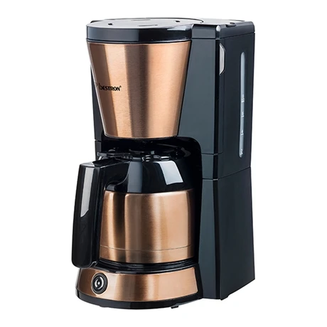 Bestron Cafetière Filtre Avec Verseuse Isotherme 8 Tasses 900 W Coloris Cuivre 1 Bestron Cafetière Filtre Avec Verseuse Isotherme 8 Tasses 900 W Coloris Cuivre
