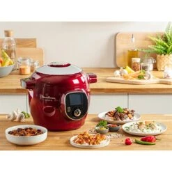 Moulinex Multicuiseur électrique Intelligent Cookéo 6 L 1600 W Rouge -Cuisine À Domicile 711015 2 1 Multicuiseur electrique intelligent Cookeo 6 L 1600 W rouge Moulinex