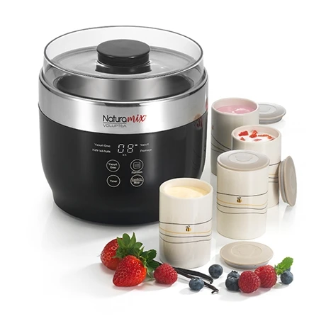 Lot De 4 Pots Pour Yaourtière Fromagère 2 Lot De 4 Pots Pour Yaourtière Fromagère – Image 2