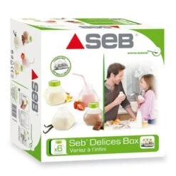 Délice Box Avec 6 Bouteilles Pour Yaourts à Boire XF102000 -Cuisine À Domicile 71945 2 7 Delice box avec 6 bouteilles pour yaourts a boire XF102000 Seb