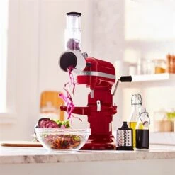 KitchenAid Tranchoir Et Râpes Cylindre 5KSMVSA Pour Robot Artisan -Cuisine À Domicile 72107 2 3 Tranchoir et rapes cylindre 5KSMVSA pour robot Artisan Kitchenaid