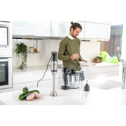 Taurus Mixeur Plongeant Acier Inoxydable 1200 W 1L 7 Taurus Mixeur Plongeant Acier Inoxydable 1200 W 1L -Cuisine À Domicile 760350 2 2 Mixeur plongeant acier inoxydable 1200 W 1L Taurus