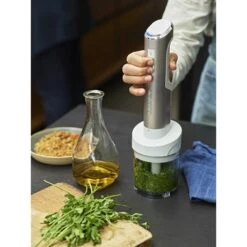 Cuisinart Mixeur Plongeant Argenté Sans Fil 3 En 1 RHB100E -Cuisine À Domicile 761053 3 2 Mixeur plongeant argente sans fil 3 en 1 RHB100E Cuisinart