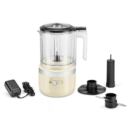 KitchenAid Hachoir électrique 2 Vitesses Sans Fil 1,18 L Crème 5KFCB519EAC 1 KitchenAid Hachoir électrique 2 Vitesses Sans Fil 1,18 L Crème 5KFCB519EAC