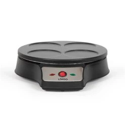 LIVOO Crêpière 2 En 1 - Crêpes Et Pancakes 1000 W DOC143