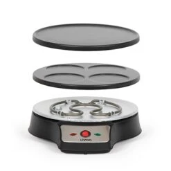LIVOO Crêpière 2 En 1 - Crêpes Et Pancakes 1000 W DOC143 -Cuisine À Domicile 780059 4 3 Crepiere 2 en 1 Crepes et Pancakes 1000 W DOC143 Livoo