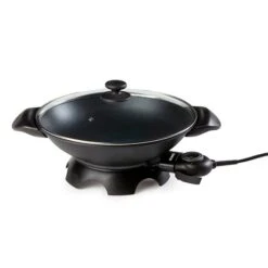 Domo Wok électrique En Aluminium 5 L DO8708W -Cuisine À Domicile 780095 2 1 Wok electrique en aluminium 5 L DO8708W Domo