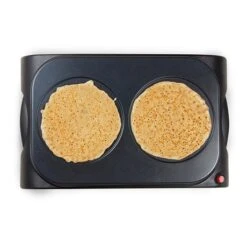 Domo Crêpière Double Pour 2 Crêpes De 18 Cm 1000 W DO8715P -Cuisine À Domicile 780209 3 4 Crepiere double pour 2 crepes de 18 cm 1000 W DO8715P Domo