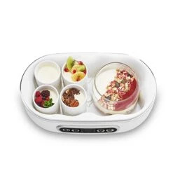 Yaourtière Automatique 4 Programmes 20 W Blanc Et Noir 7 Yaourtière Automatique 4 Programmes 20 W Blanc Et Noir -Cuisine À Domicile 780296 2 1 Yaourtiere automatique 4 programmes 20 W blanc et noir Simeo