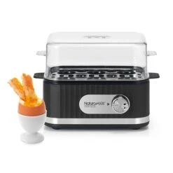 Cuiseur à œufs électrique 6 œufs 400 W Noir 6 Cuiseur à œufs électrique 6 œufs 400 W Noir -Cuisine À Domicile 780300 2 1 Cuiseur a ufs electrique 6 ufs 400 W noir Naturamix